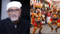 'കണ്ടാൽ ഓക്കാനം വരുന്ന കലാവൈകൃതം', പുലിക്കളി വിവാദത്തിൽ മാപ്പ് പറഞ്ഞ് വികെ ശ്രീരാമൻ