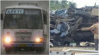 ബെംഗളൂരു കെഎസ്ആര്&zwj;ടിസി അപകടത്തില്&zwj; ദുരൂഹത; മുട്ടയേറ് ഉണ്ടായോ? അന്വേഷണം തുടങ്ങി