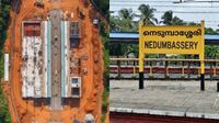 നെടുമ്പാശ്ശേരി റെയിൽവേ സ്&zwnj;റ്റേഷൻ നിർമ്മാണം ആരംഭിച്ചു; ഒരു വർഷത്തിനകം പൂർത്തിയാക്കാൻ നിർദ്ദേശം