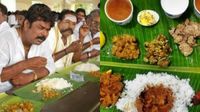 கமகமக்கும் கறிக்குழம்பு! சுண்டியிழுக்கும் குடல் கிரேவி! கொட்டும் பணமழை! மொய் விருந்து அமர்க்களம்! 
