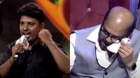 “கை விலங்கு ஒடிக்க ஒலிக்கும் பறை” ஆக்ரோஷமாக பாடிய பாடகர்.. கண்கலங்கி அழுத வித்யாசாகர், சரிகமபவில் நெகிழ்ச்சி சம்பவம் “கை விலங்கு ஒடிக்க ஒலிக்கும் பறை” ஆக்ரோஷமாக பாடிய பாடகர்.. கண்கலங்கி அழுத வித்யாசாகர், சரிகமபவில் நெகிழ்ச்சி சம்பவம்