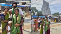 Sivakarthikeyan: மகன்களுக்கு திடீர் மொட்டை.. குடும்பத்துடன் திருச்செந்தூரில் சிவகார்த்திகேயன்.. மனைவி நெகிழ்ச்சி Sivakarthikeyan: மகன்களுக்கு திடீர் மொட்டை.. குடும்பத்துடன் திருச்செந்தூரில் சிவகார்த்திகேயன்.. மனைவி நெகிழ்ச்சி