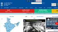 இந்திய வானிலை ஆய்வு மைய இணையதளத்தில்.. முதன்மை மொழியாக இந்தி மாற்றப்பட்டதால் அதிர்ச்சி
