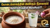 Neeragaram Recipe: உடலுக்கு ஜில்லுனு ஒரு பானம்! வெள்ளைக்காரர்கள் குடிக்கிறாங்க! நாம கீழே ஊத்துறோமே!