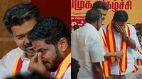Pre-KG முதல் B.Tech வரை! எனக்கு ஃபீஸ் கட்டுனதே விஜய்தான்! நெகிழும் விருகம்பாக்கம் தவெக வேட்பாளர்!