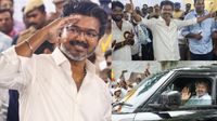 இன்று ஆளுநரை சந்திக்க போகும் விஜய்! ஆட்சி அமைக்க உரிமை கோருகிறார்! 