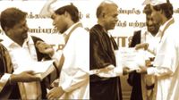 அமைச்சர் ராஜ்மோகன் கையால் பட்டம் வாங்க மறுத்து மாணவர் செய்த செயல்! சென்னை கல்லூரியில் நடந்த பரபரப்பு