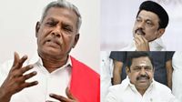 திமுகவும் அதிமுகவும் இணைந்து ஒரே கட்சியாகலாம்! தரம் தாழ்ந்துட்டாங்க! பொங்கிய சிபிஎம் சண்முகம் திமுகவும் அதிமுகவும் இணைந்து ஒரே கட்சியாகலாம்! தரம் தாழ்ந்துட்டாங்க! பொங்கிய சிபிஎம் சண்முகம்