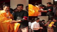 திருச்சியில் விஜய்யை சிரித்தபடி ஓடிச்சென்று வரவேற்ற மதிமுக துரை வைகோ!
