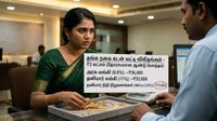 தங்க நகை அடகு.. 3 லட்சத்துக்கு அரசு வங்கி, தனியார் வங்கி, நிதி நிறுவனங்களில் வட்டி எவ்வளவு? தங்க நகை அடகு.. 3 லட்சத்துக்கு அரசு வங்கி, தனியார் வங்கி, நிதி நிறுவனங்களில் வட்டி எவ்வளவு?