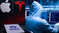 TATA எலக்ட்ரானிக்ஸ் சைபர் அட்டாக்: டார்க் வெப்பில் 630GB டேட்டா + ஆப்பிள், டெஸ்லா ஆவணங்கள் லீக்!