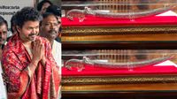எம்ஜிஆர் பாணியில் விஜய்.. கொல்லூர் மூகாம்பிகை கோவிலுக்கு வெள்ளி வாள் வழங்கி தரிசனம் எம்ஜிஆர் பாணியில் விஜய்.. கொல்லூர் மூகாம்பிகை கோவிலுக்கு வெள்ளி வாள் வழங்கி தரிசனம்
