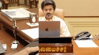 முதல்வர் விஜய் மேஜையில் இயேசுநாதர் சொரூபம்.. மதசார்பற்றவராக இருங்க.. திமுக முன்னாள் எம்பி கடும் விமர்சனம் முதல்வர் விஜய் மேஜையில் இயேசுநாதர் சொரூபம்.. மதசார்பற்றவராக இருங்க.. திமுக முன்னாள் எம்பி கடும் விமர்சனம்