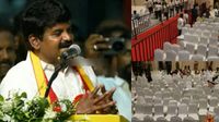 காலை 6.30 மணியிலிருந்து.. காலியான நாற்காலிகள்! ஆனந்தை கூல் செய்ய சி.விஜயபாஸ்கர் சொன்ன காரணம்! காலை 6.30 மணியிலிருந்து.. காலியான நாற்காலிகள்! ஆனந்தை கூல் செய்ய சி.விஜயபாஸ்கர் சொன்ன காரணம்!