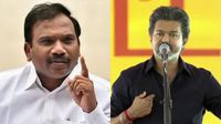 முதல்வர் விஜய் குறித்து அவதூறு பேச்சு.. ஆ.ராசா மீது எஸ்.பி அலுவலகத்தில் புகார்! முதல்வர் விஜய் குறித்து அவதூறு பேச்சு.. ஆ.ராசா மீது எஸ்.பி அலுவலகத்தில் புகார்!