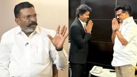 “தவெகவும் திமுகவும் ஒரே அணியில் பயணிக்க வேண்டும்”.. திருமாவளவனின் எக்குத்தப்பு ஆசை! “தவெகவும் திமுகவும் ஒரே அணியில் பயணிக்க வேண்டும்”.. திருமாவளவனின் எக்குத்தப்பு ஆசை!
