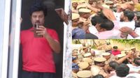 உதயநிதியை கைது செய்ய வந்த போலீஸ்! பக்கத்து வீட்டில் நின்று வீடியோ எடுத்த விஜய் நண்பர் சஞ்சீவ்!