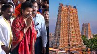 கும்பாபிஷேகத்தில் குளறுபடி! மதுரை மீனாட்சி அம்மனை இன்று மாலை தரிசிக்கிறார் விஜய்! கும்பாபிஷேகத்தில் குளறுபடி! மதுரை மீனாட்சி அம்மனை இன்று மாலை தரிசிக்கிறார் விஜய்!