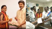 மதுராந்தகம் தவெக வேட்பாளர் மரகதம் குமரவேலுக்கு சிக்கல்.. வேட்புமனுவில் முரண்பாடு என புகார் 