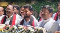 திமுகவில் இணைந்தார் திருப்பூர் கம்யூனிஸ்ட் எம்பி சுப்பராயனின் மகன் பாரதி!