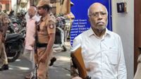 வாக்கிங் ஸ்டிக் ஊன்றி நடந்து வந்த ஜெம் வீரமணி.. பாலியல் வழக்கில் போக்சோ நீதிமன்றத்தில் நேரில் ஆஜர்!