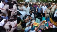 பெண் போலீசை தொடக்கூடாத இடத்தில் தொட்ட ராகுல் காந்தி? பாஜக வெளியிட்ட வீடியோ பெண் போலீசை தொடக்கூடாத இடத்தில் தொட்ட ராகுல் காந்தி? பாஜக வெளியிட்ட வீடியோ