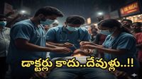 బ్లేడు,స్ట్రాతో రోడ్డుపై సర్జరీ..దేవుళ్లలా వచ్చిన డాక్టర్లు..!! బ్లేడు,స్ట్రాతో రోడ్డుపై సర్జరీ..దేవుళ్లలా వచ్చిన డాక్టర్లు..!!