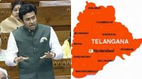 తెలంగాణను పాకిస్తాన్ లా విడదీశారు..! లోక్ సభలో బీజేపీ ఎంపీ తేజస్వీ షాకింగ్..!