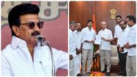 తమిళనాడు గవర్నర్ కు స్టాలిన్ కీలక వినతి..! విజయ్ ఖరారవుతున్న వేళ..!