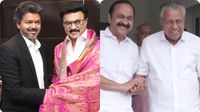 నాడు విజయ్ - నేడు సతీషన్ ..! దక్షిణాది రాజకీయాల్లో కొత్త ట్రెండ్ ..!