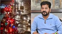 హైదరాబాద్ లో భారీ వర్షం.. సీఎం రేవంత్ ప్రయాణిస్తున్న విమానం మళ్లింపు