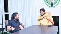  జనసేన కార్యాలయంలో రామ్ చరణ్ - బిగ్ మూమెంట్, మెగా హింట్..!!