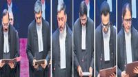 సుప్రీంకోర్టు న్యాయమూర్తులుగా ఐదుగురు ప్రమాణ స్వీకారం.. 