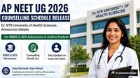 AP NEET UG 2026 Counselling: ఏపీలో నీట్ కౌన్సెలింగ్ షెడ్యూల్ రిలీజ్- ముఖ్య తేదీలివే..!