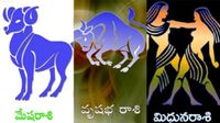 మేష రాశి, వృష్ణభరాశి, మిథున రాశి సెప్టెంబరు నెల జాతక ఫలం