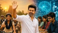 బ్రాండెడ్ సైకిళ్లు, ఏఐ కోర్సులు, ల్యాప్ టాప్స్.. జెన్ జీ యువతపై సీఎం విజయ్ వరాల జల్లు