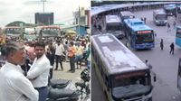 కర్ణాటక బంద్ ఎఫెక్ట్: బెంగళూరులో నామమాత్రం- ఆ 5 జిల్లాల్లో ఉధృతం