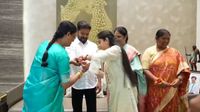 రేవంత్ కు సురేఖ బంగారు రాఖీ - ఇదే కోరుకుంటున్నా, మనసులో మాట..!!