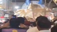 Viral Video: కుప్పకూలిన  22 అడుగుల గణేష్ విగ్రహం.. ఇద్దరు మృతి.. ఐదుగురికి సీరియస్
