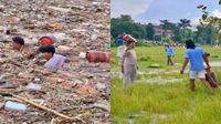 Viral Video: వరదల్లో కొట్టుకొస్తున్న గ్యాస్ సిలిండర్ల కోసం ప్రాణాలకు తెగించి మరీ..! 