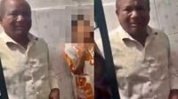 వీడియో వైరల్: ఆలయ గర్భగుడిలో పూజారి పాడుపని.. మైనర్ బాలికతో కలిసి..!