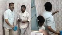 టాయిలెట్లు క్లీన్ చేసిన తెలంగాణ మంత్రి: షాకింగ్ మూమెంట్