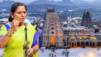 యాదాద్రి గుడి బోర్డులో సినీ హీరో సతీమణి, ఆంధ్రా వాళ్లను తొలగించాలి- కవిత..!!