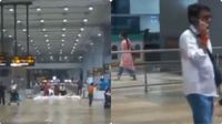 Viral Video: గంటసేపు వర్షానికే చెరువైన ఢిల్లీ ఎయిర్ పోర్టు..! 