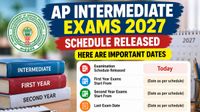 AP Intermediate Exams 2027: ఏపీ ఇంటర్ పరీక్షల షెడ్యూల్ రిలీజ్- తేదీలివే..!