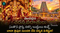 Dasara 2026: బాలా త్రిపుర సుందరీదేవిగా దుర్గమ్మ దర్శనం! ఈ పూజలు చేస్తే కోరిన కోరికలు సిద్ధి