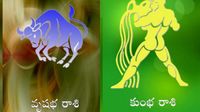 వృషభరాశి, కుంభరాశి నవంబరు నెల జాతక ఫలం