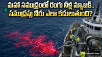 మహాసముద్రంలో ఎర్ర నీళ్లు పోస్తే.. అదృశ్య రహస్యం బయటపడింది!