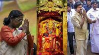 దుర్గమ్మ దర్శనానికి రాష్ట్రపతి, సీఎం విజయ్!