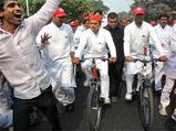 SP, BJP ahead in early trends in UP; Congress in Punjab